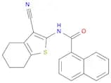 N-(3-Cyano-4,5,6,7-tetrahydrobenzo[b]thienyl-2-yl)-1-naphthalenecarboxamide