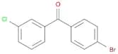 (4-Bromophenyl)(3-chlorophenyl)methanone