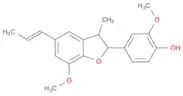 4-[(2R,3R)-2,3-Dihydro-7-methoxy-3-methyl-5-[(E)-1-propenyl]benzofuran-2-yl]-2-methoxyphenol