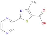 4-Methyl-2-(2-pyrazinyl)-1,3-thiazole-5-carboxylic acid