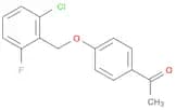 1-(4-[(2-Chloro-6-fluorobenzyl)oxy]phenyl)-1-ethanone