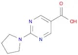 2-Pyrrolidin-1-ylpyrimidine-5-carboxylic acid