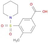 4-Methyl-3-(piperidine-1-sulfonyl)benzoic acid