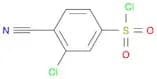 3-Chloro-4-cyano-benzenesulfonyl chloride