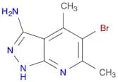 5-Bromo-4,6-dimethyl-1H-pyrazolo[3,4-b]pyridin-3-amine