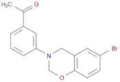 1-(3-(6-Bromo-2H-benzo[e][1,3]oxazin-3(4H)-yl)phenyl)ethanone