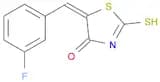 (5E)-5-(3-Fluorobenzylidene)-2-mercapto-1,3-thiazol-4(5H)-one
