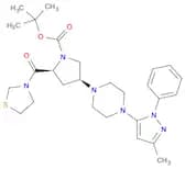(2S,4S)-4-[4-(3-Methyl-1-phenyl-1H-pyrazol-5-yl)-1-piperazinyl]-2-(3-thiazolidinylcarbonyl)-1-pyrr…