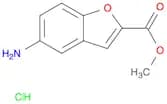 2-Benzofurancarboxylic acid, 5-amino-, methyl ester (hydrochloride)