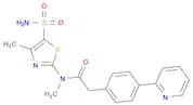 N-[5-(Aminosulfonyl)-4-methyl-1,3-thiazol-2-yl]-N-methyl-2-[4-(2-pyridinyl)phenyl]acetamide