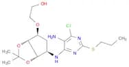 Ethanol, 2-[[(3aR,4S,6R,6aS)-6-[[5-amino-6-chloro-2-(propylthio)-4-pyrimidinyl]amino]tetrahydro-2,…