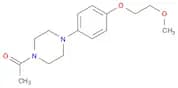 Ethanone, 1-[4-[4-(2-methoxyethoxy)phenyl]-1-piperazinyl]-