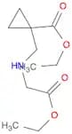 Ethyl 1-(((2-ethoxy-2-oxoethyl)amino)methyl)cyclopropanecarboxylate