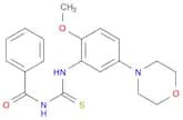 N-(2-methoxy-5-morpholinophenylcarbamothioyl)benzamide