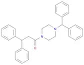 1-[4-(Diphenylmethyl)-1-piperazinyl]-3,3-diphenyl-1-propanone