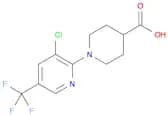 1-[3-Chloro-5-(trifluoromethyl)pyridin-2-yl]piperidine-4-carboxylic acid