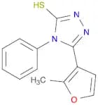 5-(2-methyl-3-furyl)-4-phenyl-4H-1,2,4-triazole-3-thiol