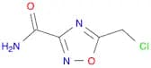 5-(Chloromethyl)-1,2,4-oxadiazole-3-carboxamide