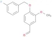 4-[(3-fluorobenzyl)oxy]-3-methoxybenzaldehyde