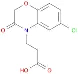 3-(6-Chloro-2h-1,4-benzoxazin-3(4h)-one-4-yl)propionic acid