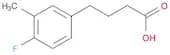 4-(4-FLUORO-3-METHYL-PHENYL)-BUTYRIC ACID