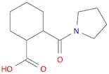 2-(Pyrrolidine-1-carbonyl)cyclohexanecarboxylic acid