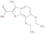 6,7-diethoxy-3-methyl-1-benzofuran-2-carboxylic acid