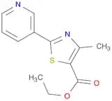 Ethyl 4-methyl-2-(3-pyridinyl)-1,3-thiazole-5-carboxylate