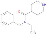 N-Benzyl-N-ethylpiperidine-4-carboxamide