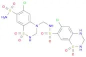 N-[[7-(Aminosulfonyl)-6-chloro-2,3-dihydro-1,1-dioxo-4H-1,2,4-benzothiadiazin-4-yl]methyl]-6-chlor…