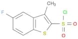 5-Fluoro-3-methyl-1-benzothiophene-2-sulfonyl chloride