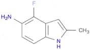 1H-Indol-5-amine,4-fluoro-2-methyl-(9CI)