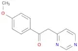 1-(4-Methoxyphenyl)-2-pyrimidin-4-ylethanone