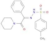 (E)-4-Methyl-n'-(2-oxo-1-phenyl-2-(piperidin-1-yl)ethylidene)benzenesulfonohydrazide
