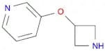 Pyridine, 3-(3-azetidinyloxy)- (9CI)