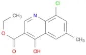 8-Chloro-4-hydroxy-6-methylquinoline-3-carboxylic acid ethyl ester