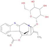 (17R,19E,21α)-17-acetoxy-1,2,19,20-tetradehydro-1-demethylajmalan-21-yl β-D-glucopyranoside