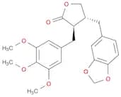 (3R)-3α-(3,4,5-Trimethoxybenzyl)-4β-(1,3-benzodioxole-5-ylmethyl)tetrahydrofuran-2-one