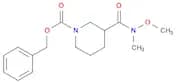 BENZYL 3-[METHOXY(METHYL)CARBAMOYL]PIPERIDINE-1-CARBOXYLATE
