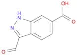 1H-Indazole-6-carboxylic acid, 3-forMyl-