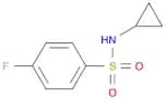 N-Cyclopropyl 4-fluorobenzenesulfonamide