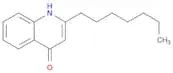 4(1H)​-​Quinolinone, 2-​heptyl-