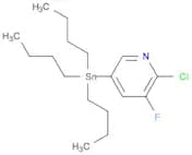 2-Chloro-3-fluoro-5-(tributylstannyl)pyridine