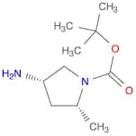 1-Pyrrolidinecarboxylicacid,4-amino-2-methyl-,1,1-dimethylethylester,(2R,4S)-(9CI)