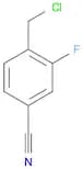 4-(Chloromethyl)-3-fluorobenzonitrile