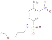 N-(3-Methoxypropyl)-4-methyl-3-nitrobenzenesulfonamide