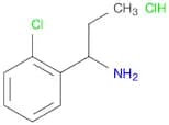 1-(2-CHLOROPHENYL)PROPYLAMINE-HCl