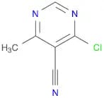 4-Chloro-6-methylpyrimidine-5-carbonitrile