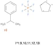 Iron(1+), (.eta.5-2,4-cyclopentadien-1-yl)(1,2,3,4,5,6-.eta.)-(1-methylethyl)benzene-, hexafluorop…