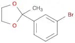 2-(3-Bromo-phenyl)-2-methyl[1,3]dioxolane